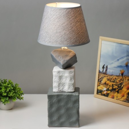 Board lamp Stone E14 40W gray 22x22x56 cm Risalux-1