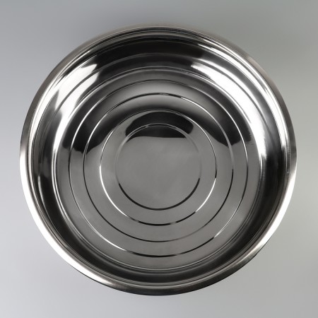 Stainless steel pelvis, 9 l, d = 39 cm, bottom d = 32 cm-1
