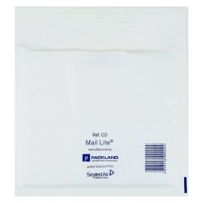 Kraft convert with air-pussy film Mail Lite, 18x16 cm, White