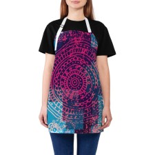 Apron of a kitchen with a photo print 