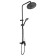 The shower system Zein Z3894, pouring in the case, upper watering can D = 23 cm, manual 11.5 cm, black