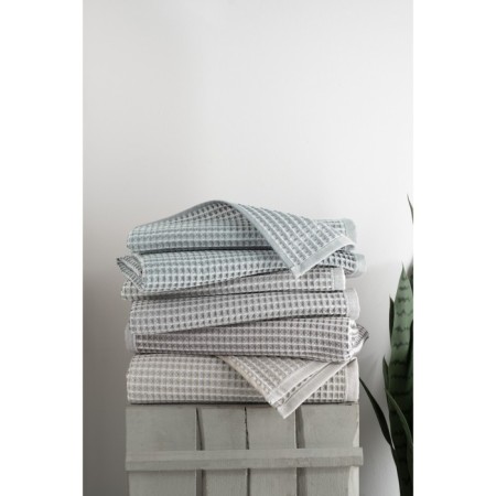 Arya Home Kira waffle towel, size 50x90 cm, light gray color-1