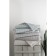 Arya Home Kira waffle towel, size 50x90 cm, light gray color