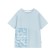 T-shirt for girls One Love Light, height 104 cm, light blue color