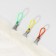 Clip for curtains, on a loop, 50 × 15 mm, colorful color