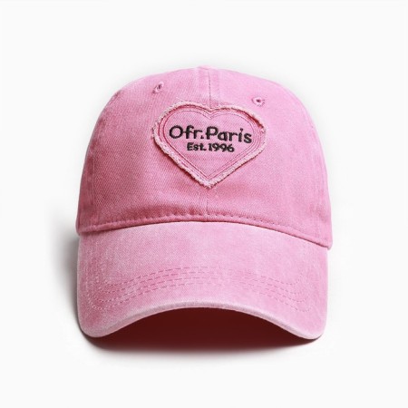 Women's cap Minaku "OFR.PARIS", pink color, rr 54-56-1