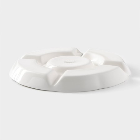 Menzhitsa Porcelain 5 Magistro cells "Blanche", 24.7 × 24.5 × 2.7 cm, white color-2