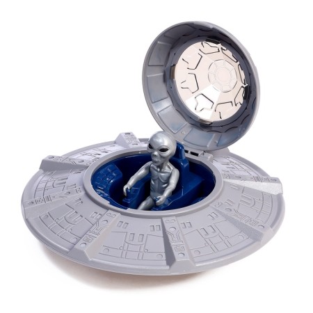 Game set "Space Adventures", flying saucer, capsule, figures 2 pcs., Light, sound-8