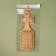 Massage comb 8*23.5 ± 1cm tree (bamboo)/rubber brown suspension/package QF