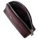 Cosmetic bag with lightning, burgundy color