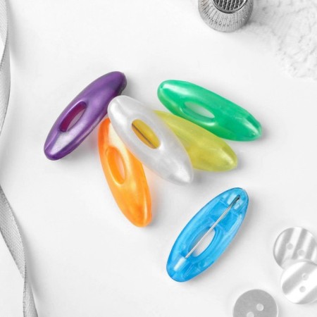 Safe pins, 40 mm, 6 pcs, colorful color-1
