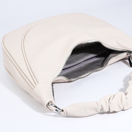 Load bag with lightning, external pocket, long belt, light-beige color-6