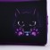 Children's Sports Bag "Kitik", 40x21x24cm, black color, purple