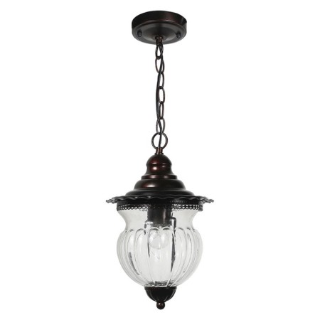 Sadovo-park lamp Feron PL595, IP44, E27, 60 W, 195x195x885 mm, brown color-2