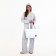 Zipper bag with lightning, white color