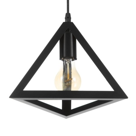 Lamp Bayerlux suspension "Triangle" 1x40W E27 black 16x16x116 cm-1