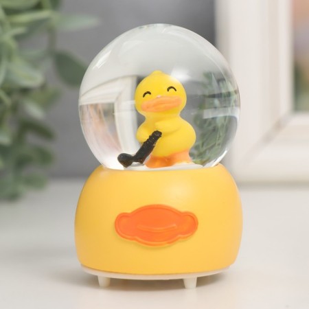 Souvenir Polystone Water Ball Light "Entertainment Duck" MIX 7x5x5 cm-2