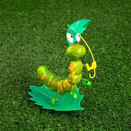 Garden decor "Caterpillar with an umbrella"-5