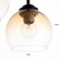 Chandelier 2075/3GD E27 40W coffee-gold 45x45x40 cm Bayerlux
