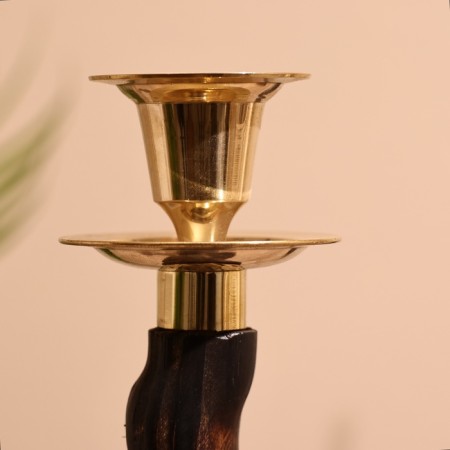 Liana candlestick 27.5 cm, shisham tree-5