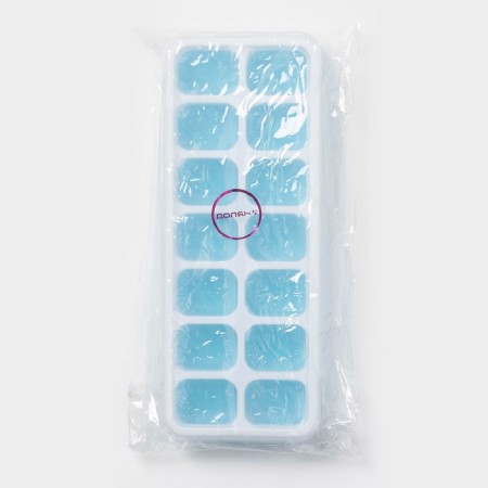 Form for ice with a lid of a share, 25 × 9.5 × 2.5 cm, 14 cells (4 × 3 × 2 cm), color mix-4