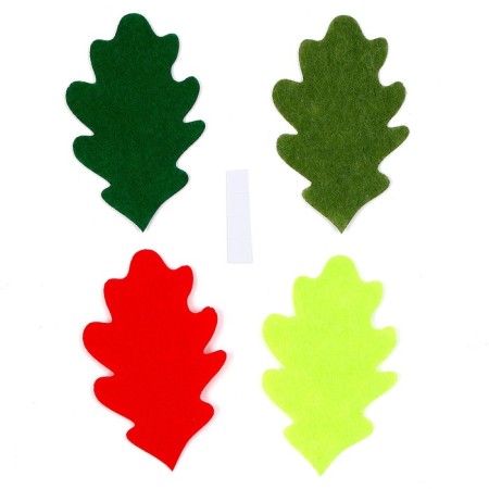 Stickers "Oak leaves", set 4 pcs.