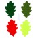 Stickers "Oak leaves", set 4 pcs.