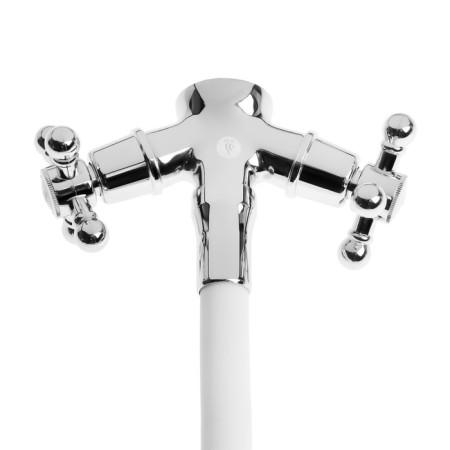 Kitchen mixer "TsS-SM cm511711", two-wound, flexible spout, brass, gray-4