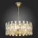 Suspended chandelier ST LUCE. SL1626.203.08. Anzio. 8x40 W, E14, 45x45x22 cm, Shampan