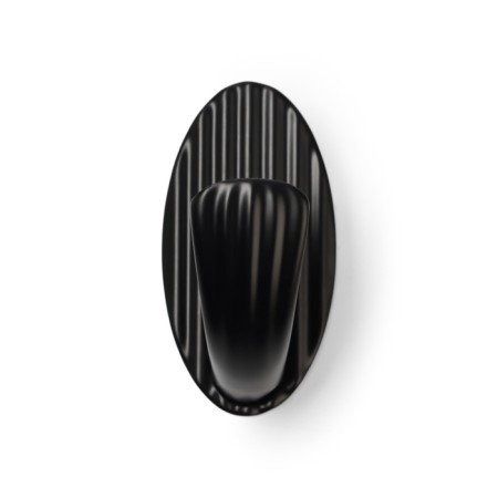 Furniture hook Cappio Sea, one -rod, zinc, black color-2