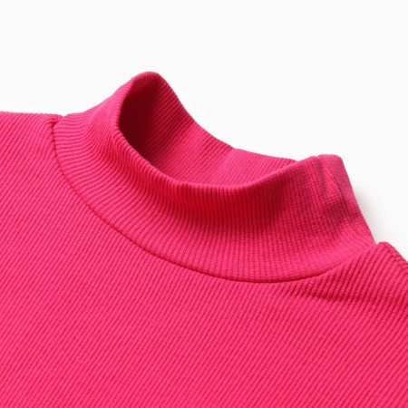 Baby turtleneck, fuchsia color, height 128 cm-1