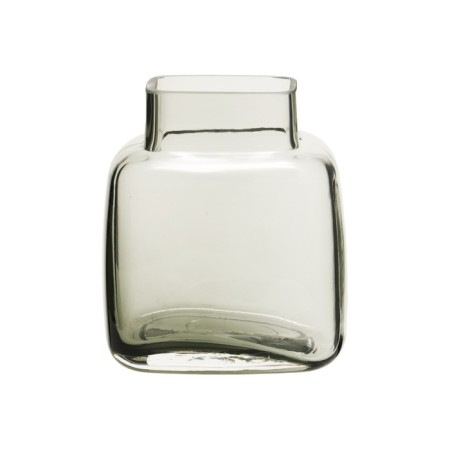 Decorative vase of glass, 127 × 80 × 147 mm, color gray color-2