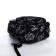 School backpack from textiles with a zipper, 4 pockets, black color