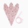 Carriage - hexagon for flowers "Flower composition", pink, 15 x 35 x 15 cm