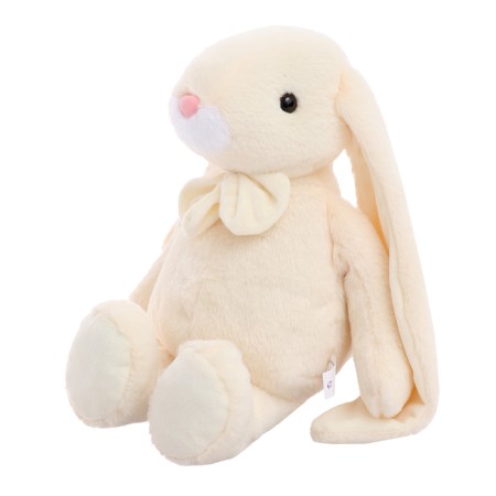 Soft toy "Bunny Zach", Latte color, 28 cm-1
