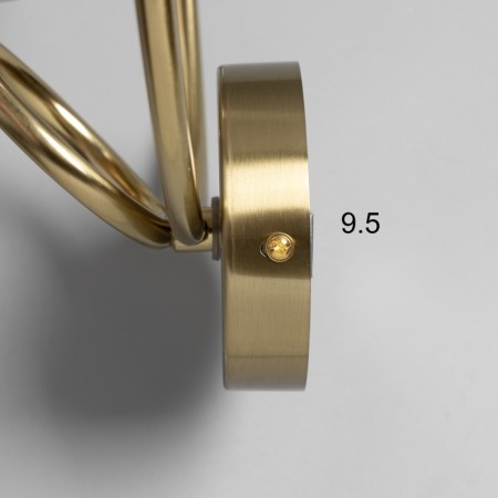 Bra "spherum" E27 40W gold 28x23x23cm-5