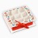 Box for 9 sweets with cells "New Year's gifts" 14.8 x 13.5 x 3.5 cm, New Year