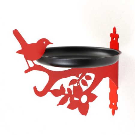 The feeder "Tow", red, metal thickness 1.5 mm, 30.2 x 22 x 24.6 cm-2