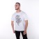 T -shirt male "Dragon", white color/Black print, size 58