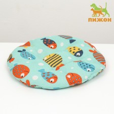 Animal bed bed (cotton filler), 33 cm, with fish