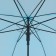 Umbrella - semi -automatic “plain” cane, 8 knitting needles, r = 46 cm, blue color