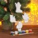 A set of Christmas tree decorations for coloring 4 pcs. "Charm" with a suspension, paint 6 centers. 2 ml, brush