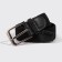Male belt, width 4 cm, metal buckle, black color