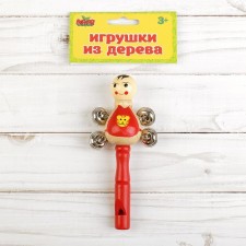 A rattle with bells 