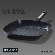 Square Square Magistro Warrior, 28 × 28 cm, anti -stick coating, induction
