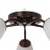 Six 5x15W E27 Brown 52x52x15cm Bayerlux