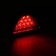 Fog lamp 12 LED, 12 V, red