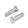 Bolt "Tundra Krep", with a hexagonal head, galvanized, Din933, M8x30 mm, 1 kg