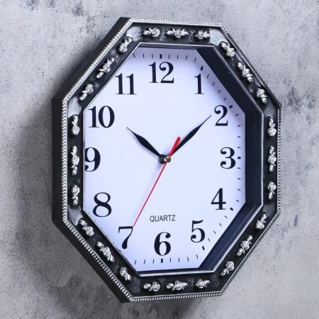 Wall clock "Lenora", 27 x 27 cm, smooth move-1