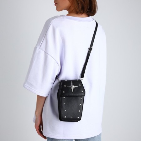 Youth bag on magnet, black color-6